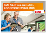 CDU stellt Plakate zur Bundestagswahl vor