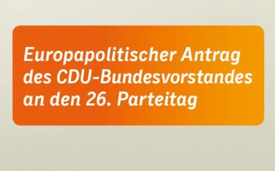 Mitgliederbeteiligung am Europawahlprogramm