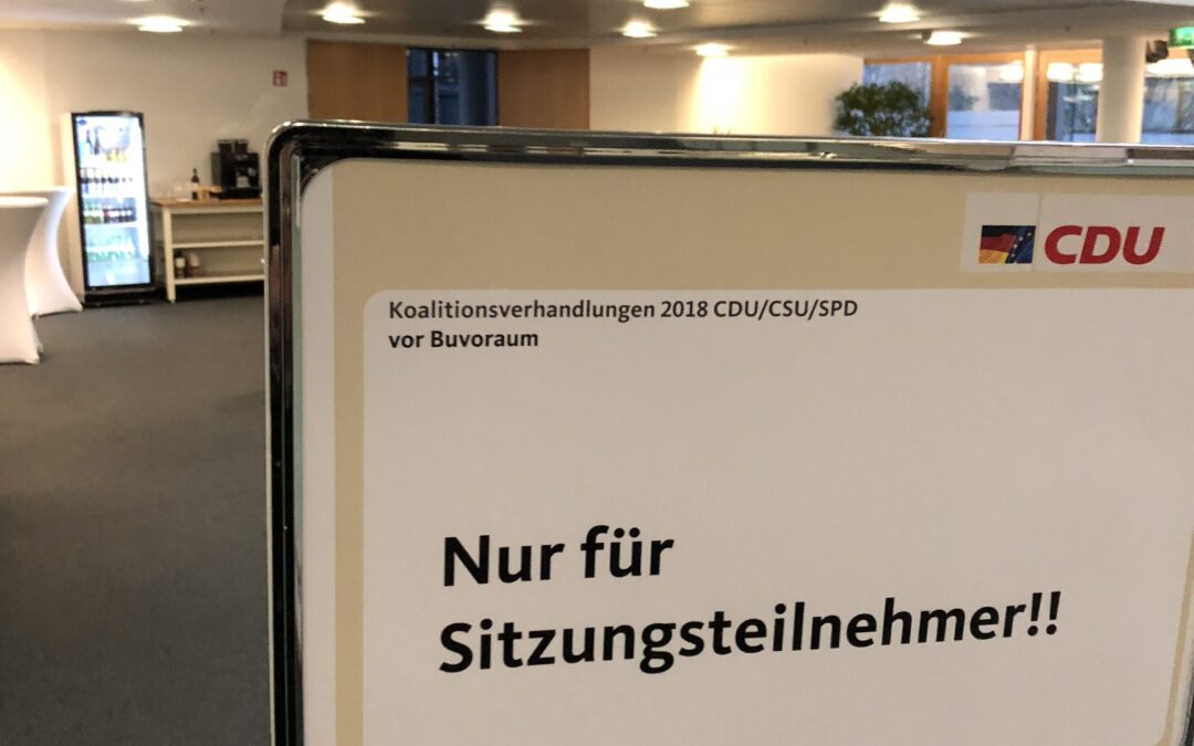 Koalitionsverhandlungen