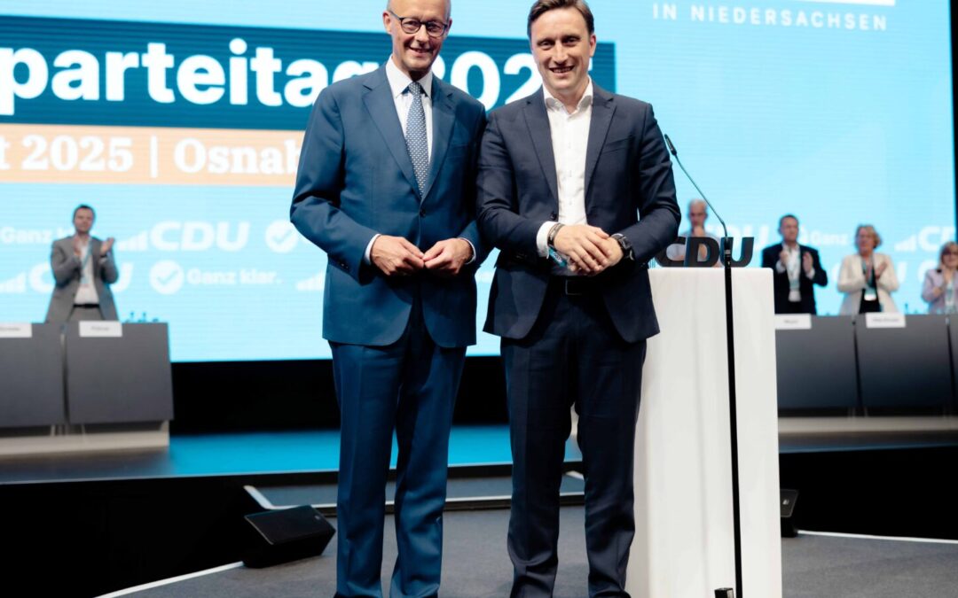 Friedrich Merz auf dem CDU-Landesparteitag in Niedersachsen