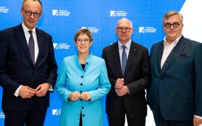 Wechsel mit Weitblick: Kramp-Karrenbauer übernimmt KAS-Vorsitz