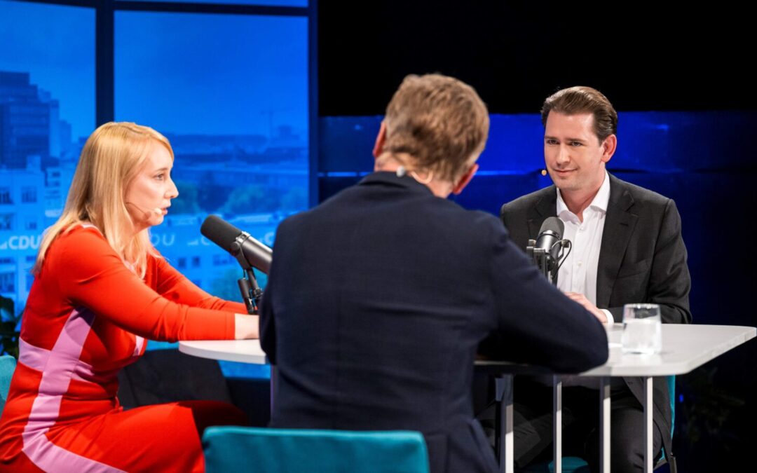 Podcast 32 mit Sebastian Kurz und Melanie Amann