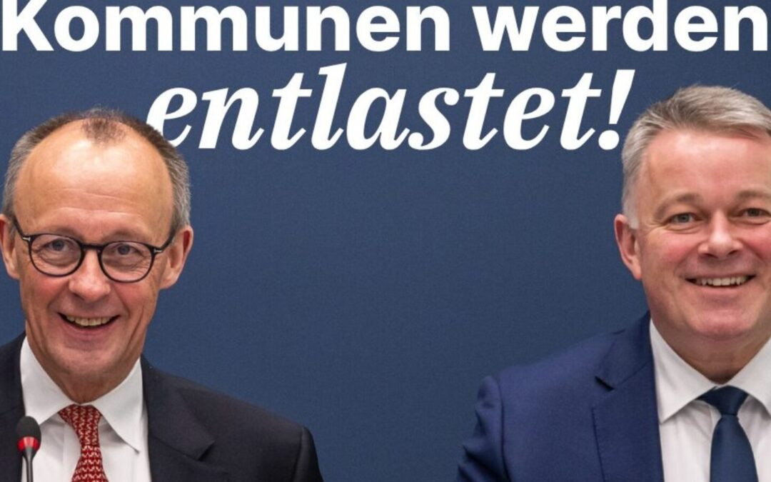 Bund und Länder einig: Kommunen werden entlastet