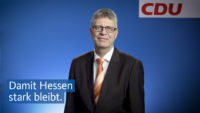 Christian Haase unterstützt die CDU in Hessen