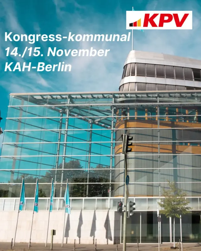 Noch 65 Tage, dann ist es wieder soweit: Das Treffen der kommunalen Familie findet am 14./15. November im Konrad-Adenauer-Haus in Berlin statt. Noch nicht angemeldet? Dann aber schnell 👉🏼 https://kpv.de/anmeldung-kongress-kommunal-
2025/

#kpv #starkvorort 

📸 CDU/ Tim Hoffmann