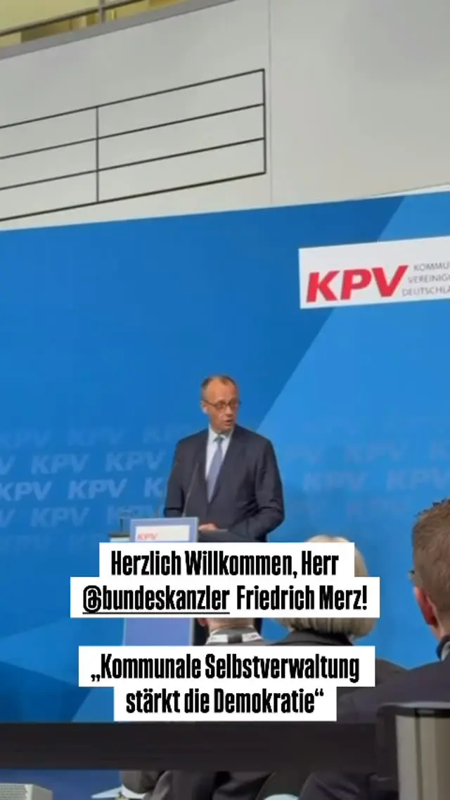 Danke für die klaren Worte, Herr @bundeskanzler Friedrich Merz. 
„Zu viele Aufgaben und zu wenig Geld - das ist ein toxischer Befund. Ich nehme die Hilferufe der kommunalen Ebene sehr ernst!“