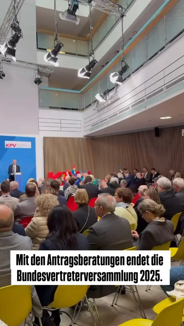 Wir haben unseren Leitantrag „Kommunalagenda der Bundesregierung - JETZT“ beschlossen. Zum Nachlesen auf www.kpv.de